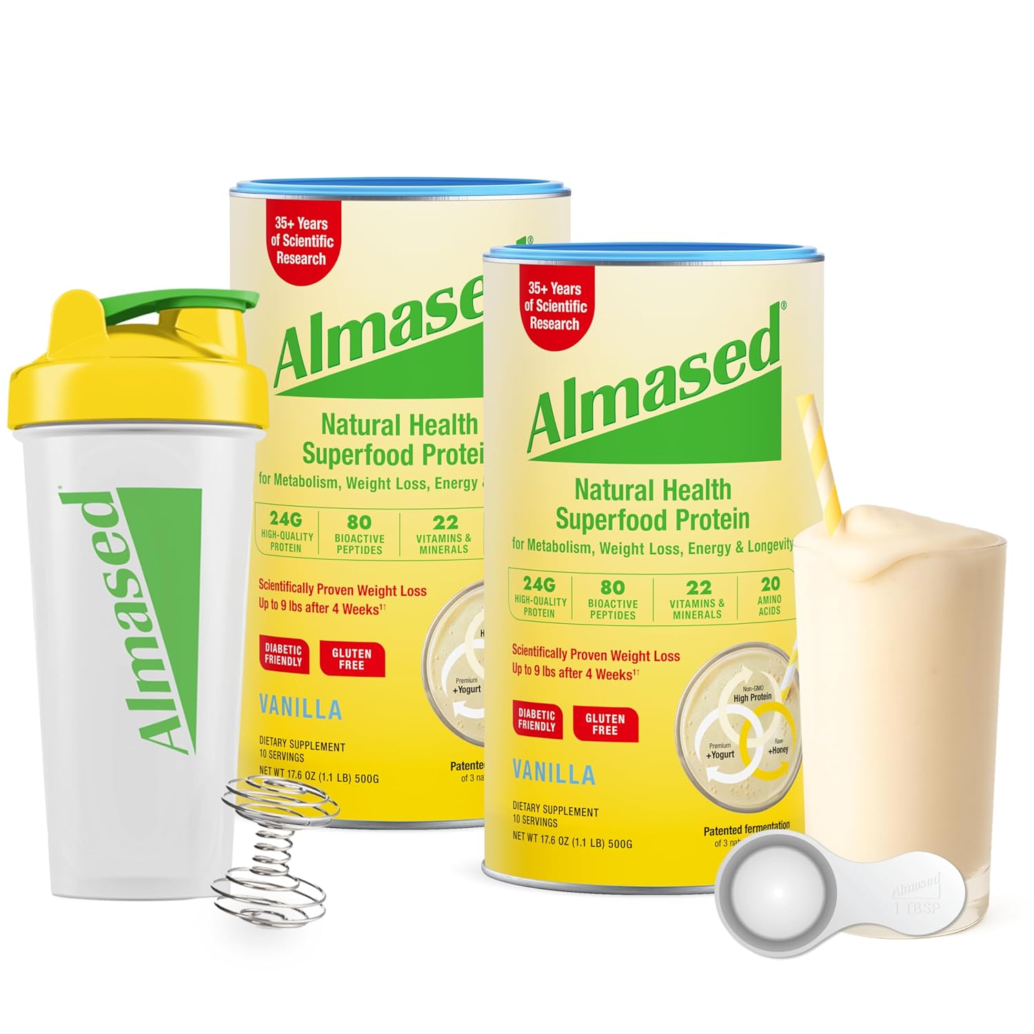 Almased Meal Replacement Shakes For Weight Loss – Protein Po…