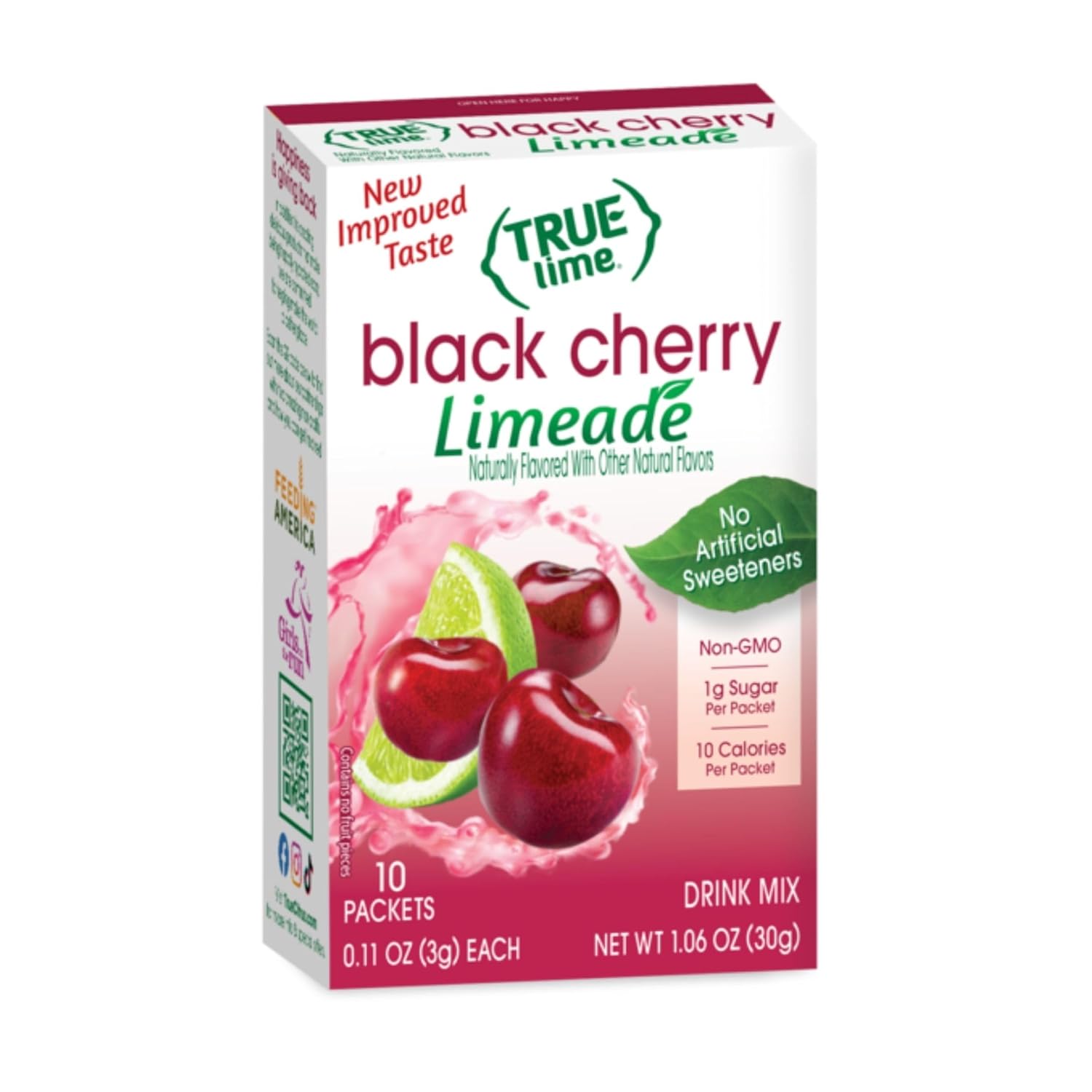 True Citrus True Lime Black Cherry Limeade Drink Mix (10 Pac…