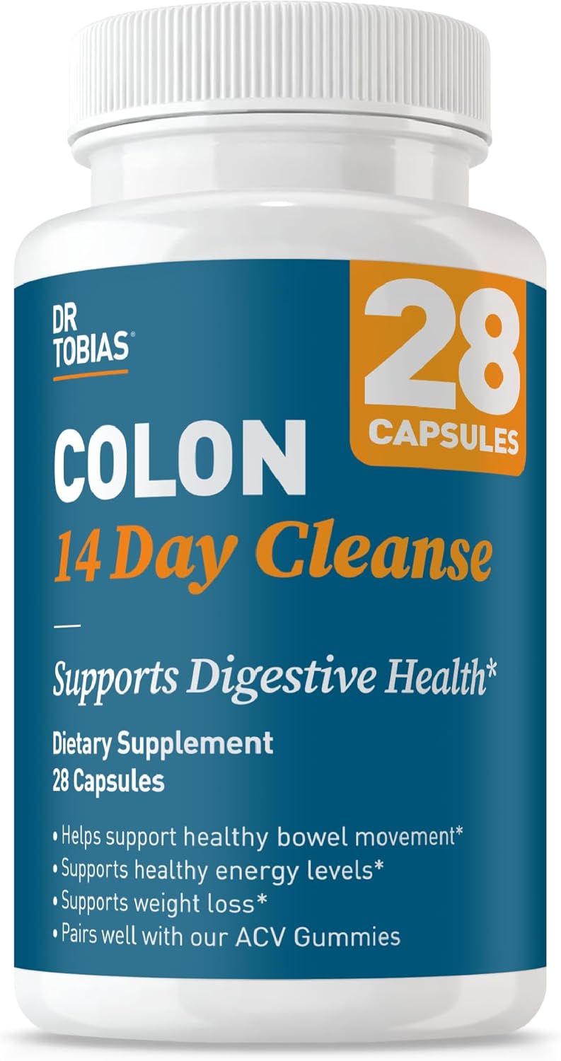 Dr. Tobias Colon 14 Day Cleanse, Advanced Gut Cleanse Detox …
