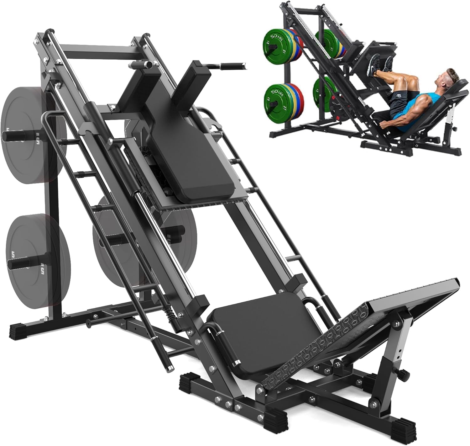Gaomon Leg Press Hack Squat Machine Combo, Professional Leg …