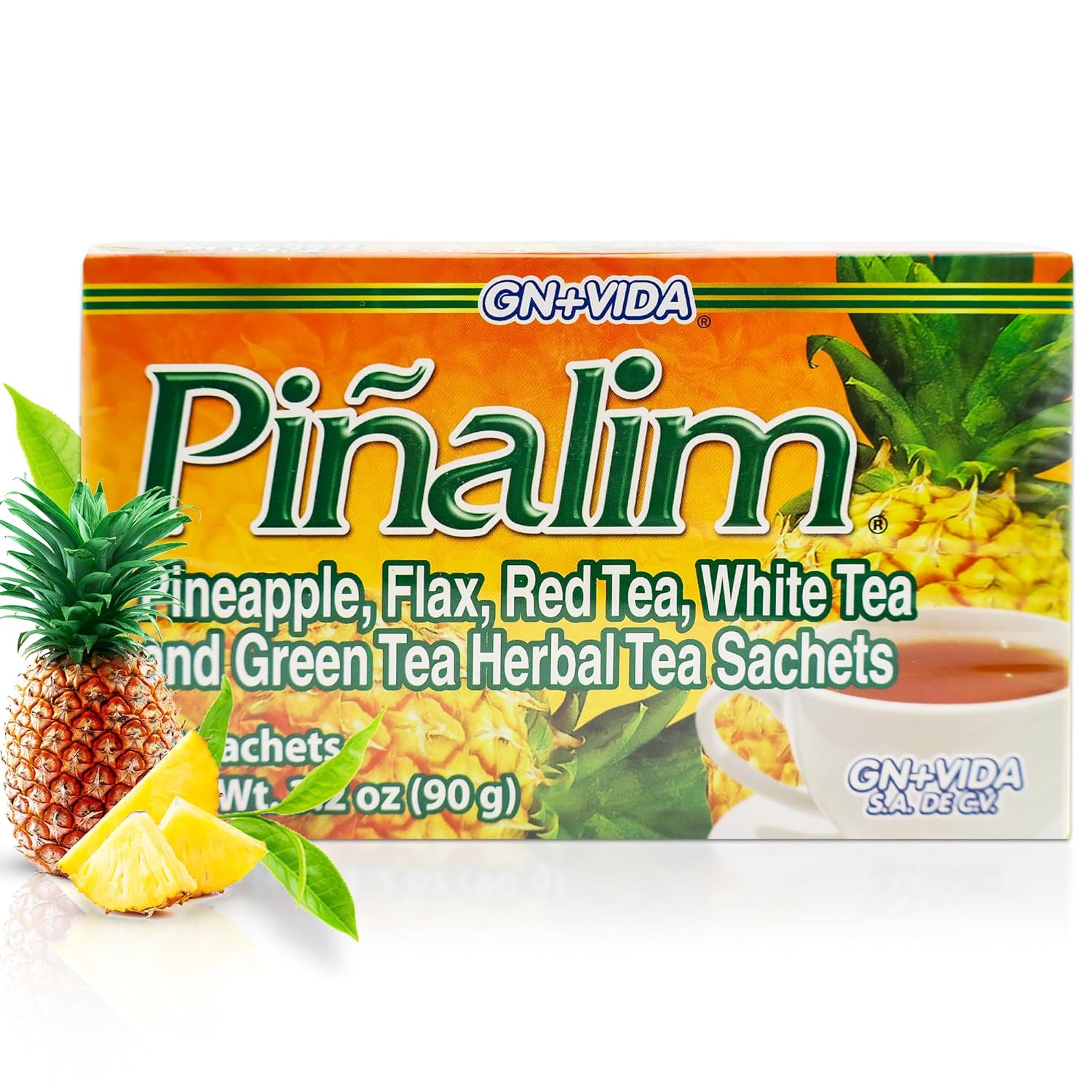 Gn + Vida Pinalim Tea | Pineapple Based Tea Containing Red T…