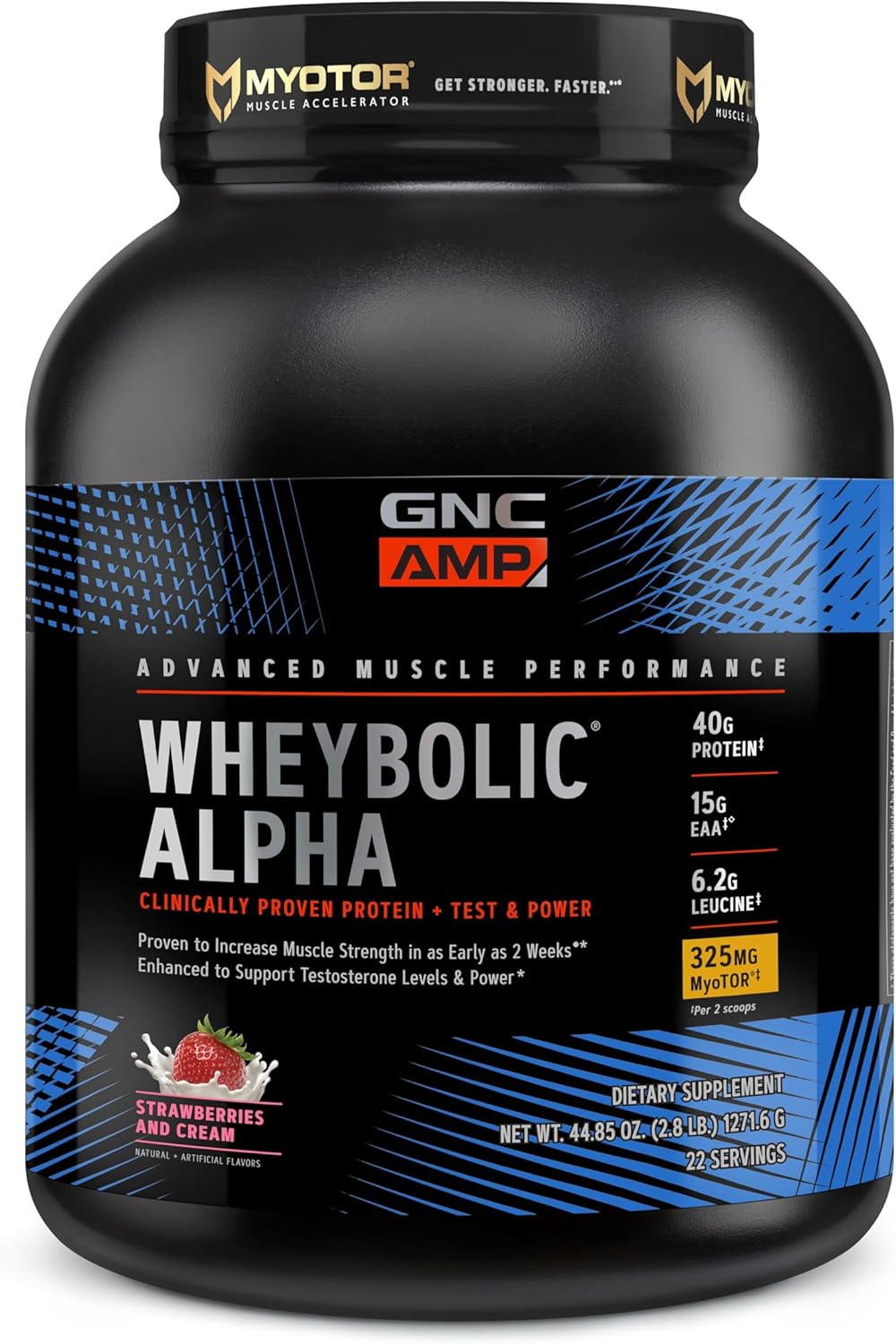 Gnc Amp Wheybolic Alpha Clinically Proven Protein Powder, Mu…