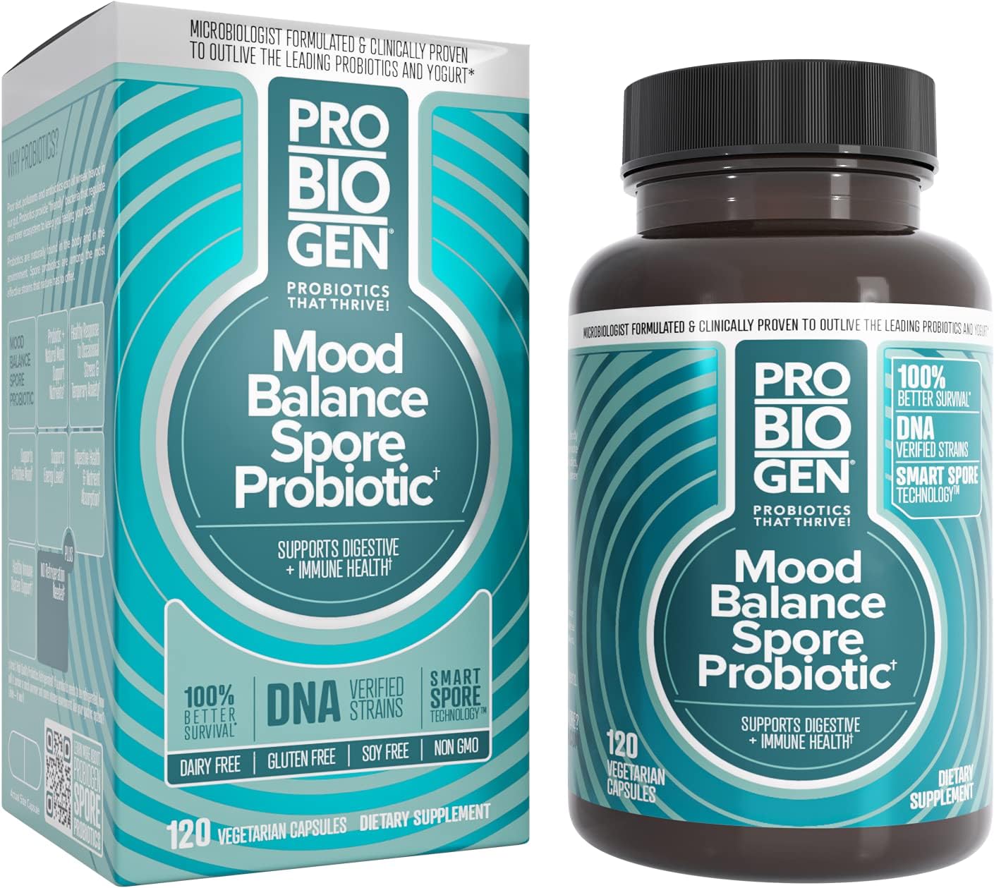 Probiogen Stress &Amp; Mood Balance Probiotic Ashwagandha Supple…