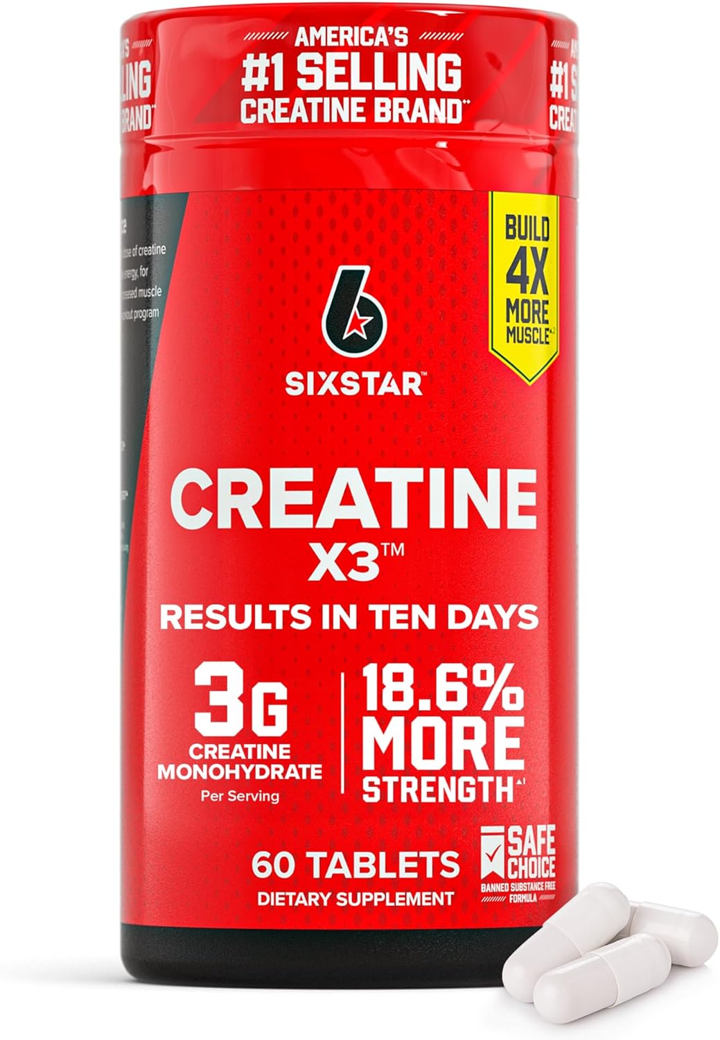 Six Star Creatine Pills, X3 (60 Caplets) – Creatine For Wome… Six Star Creatine Pills, X3 (60 Caplets) – Creatine For Wome…