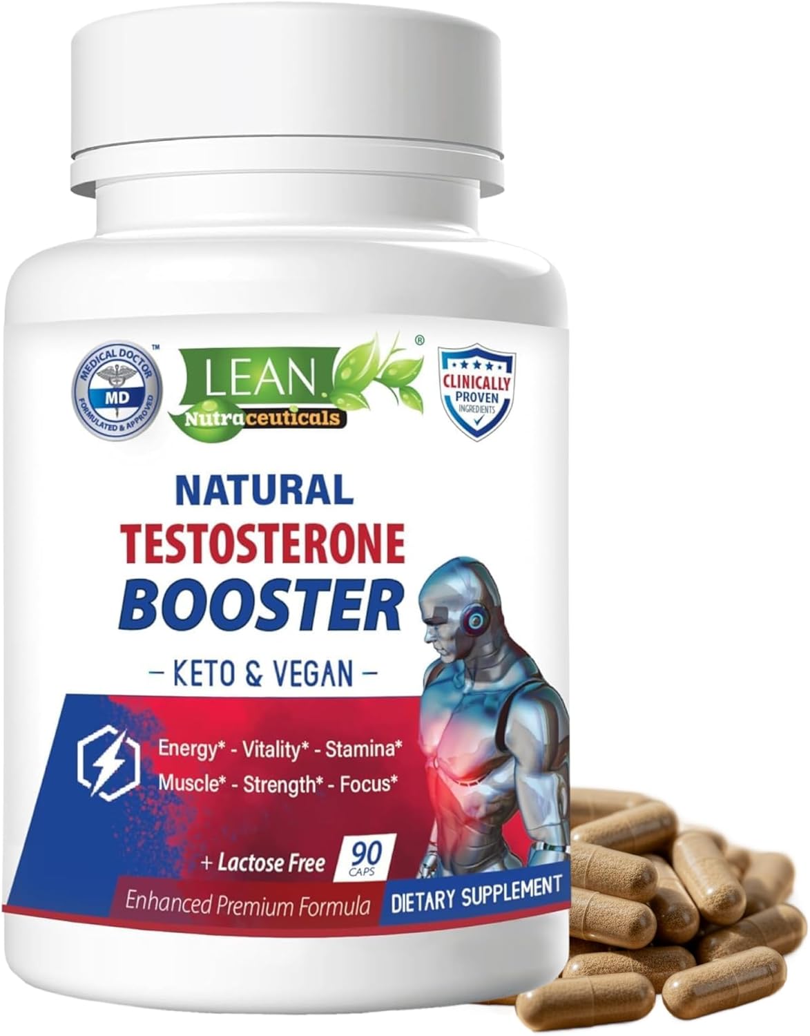 Testosterone Libido Booster Male Enhancing Supplement For Me…