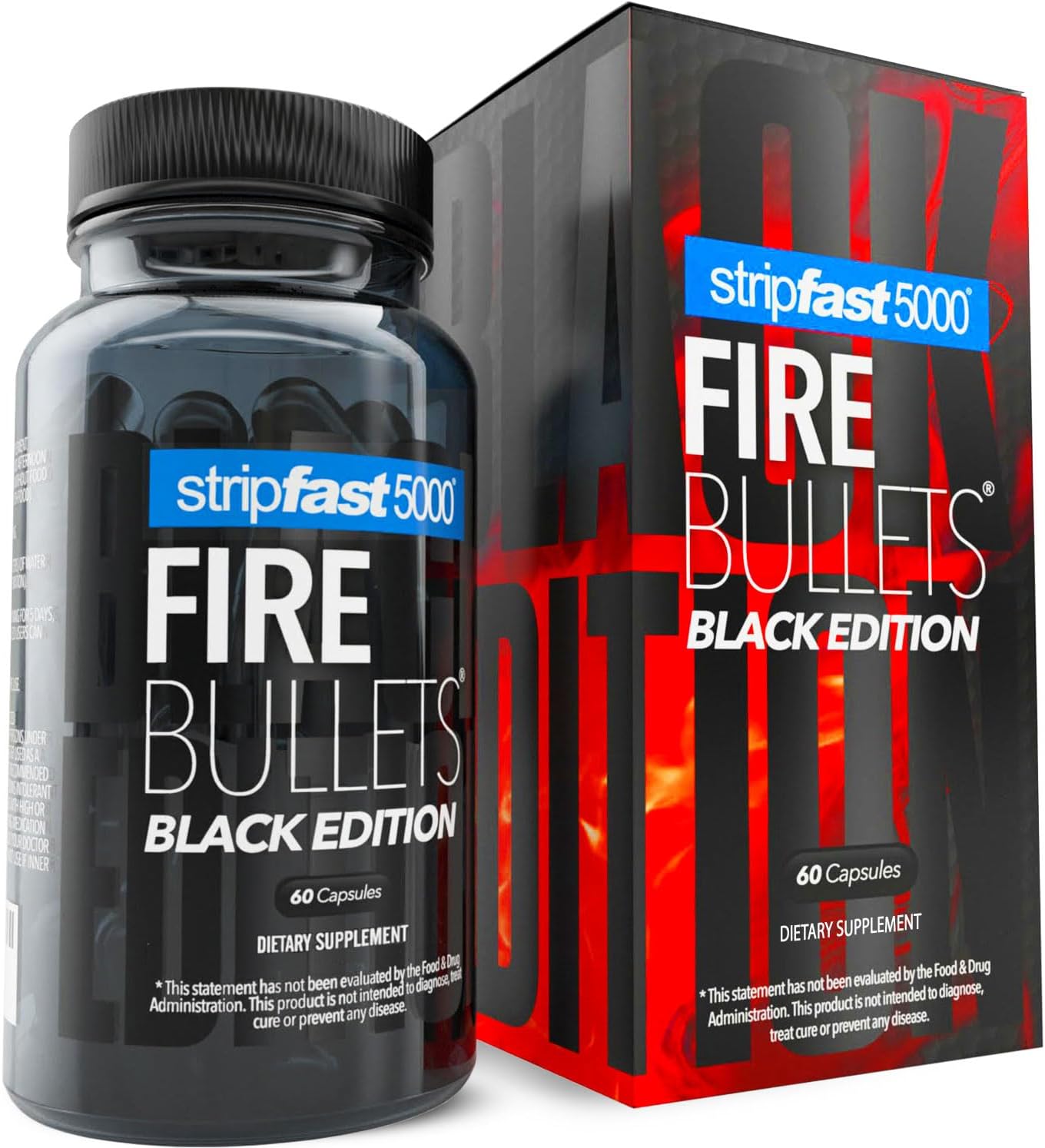 Stripfast5000 Fire Bullets Black Edition Max Strength For Wo…