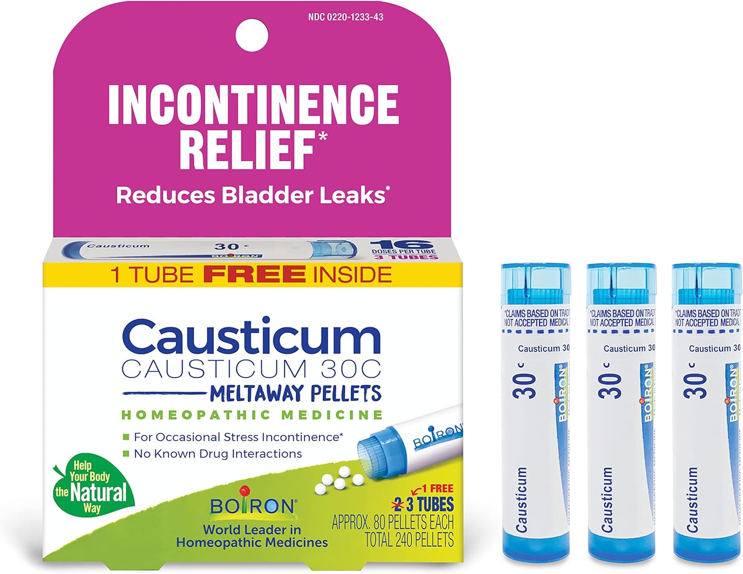 Boiron Causticum 30C Homeopathic Medicine For Incontinence R…