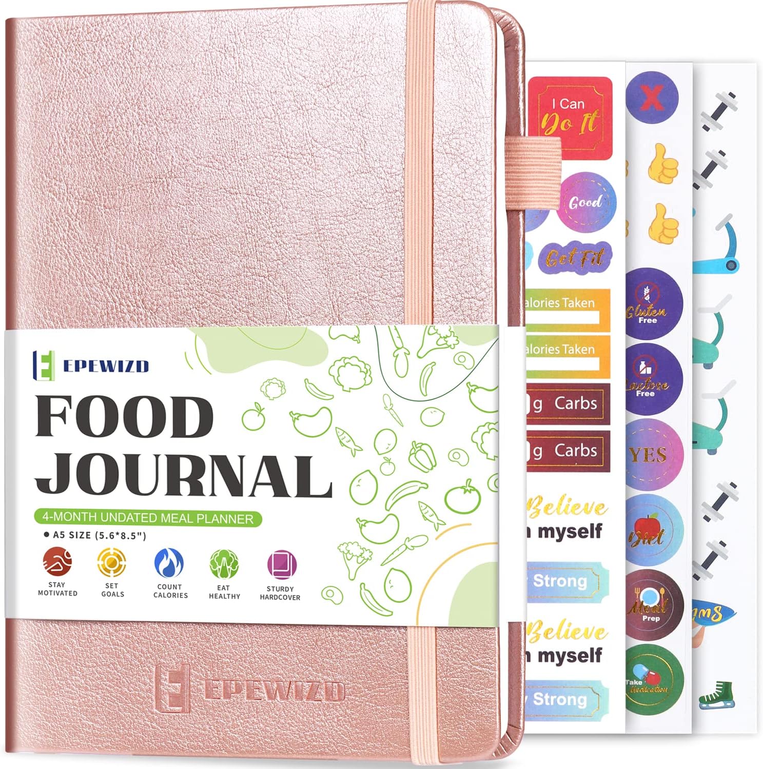 Epewizd Food Journal For Weight Loss, Meal Planner &Amp; Daily F…